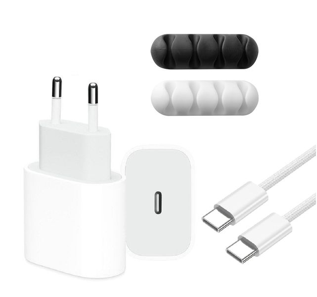 35W USB-C Fast Charger Compatible with iPhone 15/16 USB-C Cable &amp; Organizer