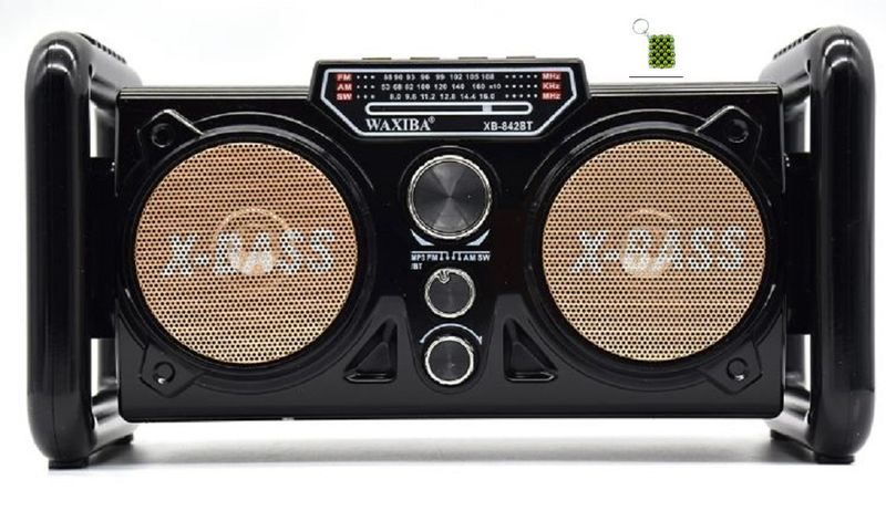 Solar Powered Bluetooth Band with Radio With USB Micro SD Slot + Key Holder