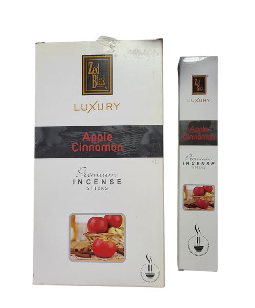 Zed Black Luxury Apple Cinnamon Premium Incense Sticks