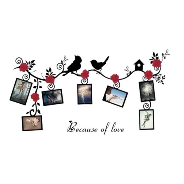 Bird and Flower Wall Sticker