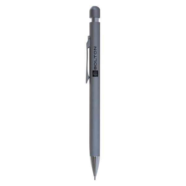 Bolton Silver Retractable Clutch Pencil - Round Clicker