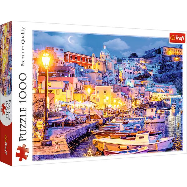 Trefl 1000pc - Procida island by night, Italy