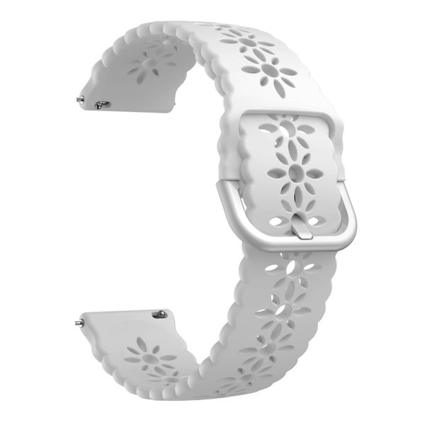 Blossom Hollowed Silicone Watch Strap Compatible with Samsung Galaxy Watch 6