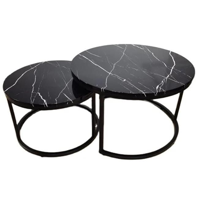 Multifunction Marble Coffee Tea Table Set of 2 Shop Today. Get it