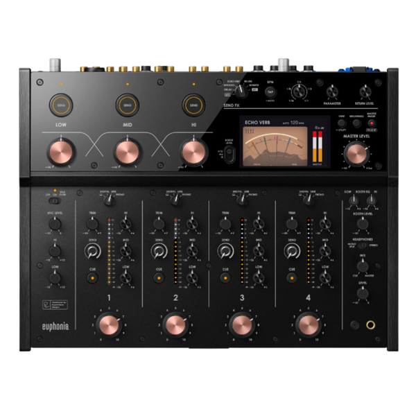 AlphaTheta EUPHONIA Professional 4-Channel Rotary DJ Mixer