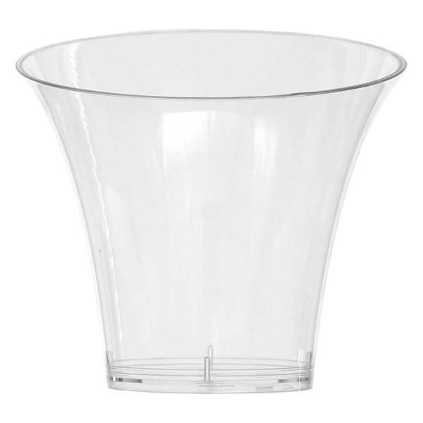 Regent Disposable Plastic Cups Trumpet 10pack, 160ml