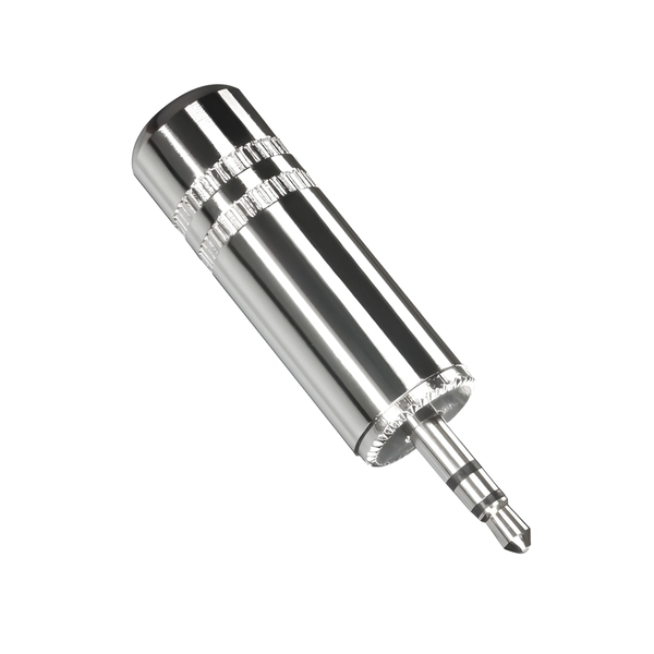 Adam Hall 7557 3.5 mm Stereo Jack Plug - Nickel-Silver, Steel Housing