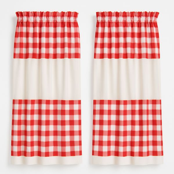 Vizio Home - Country Kitchen Curtain - Set of 2