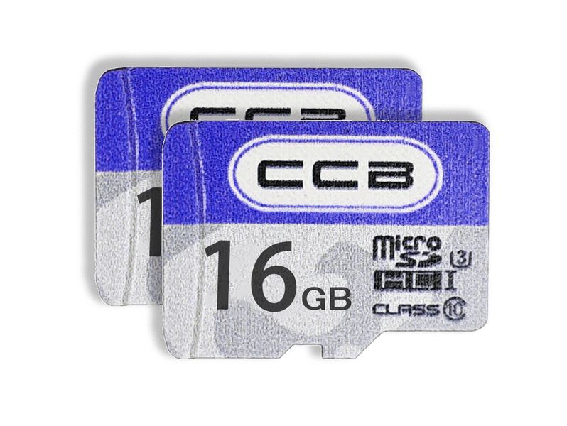 CCB 16GB SD Card 79mbps, High Speed TF Card_Pack of Two