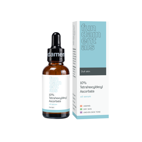 美容液 CQ 4+ CQc+ Fundamentals Skincare 10% Tetrahexyldecyl Ascorbate Oil Based Vit