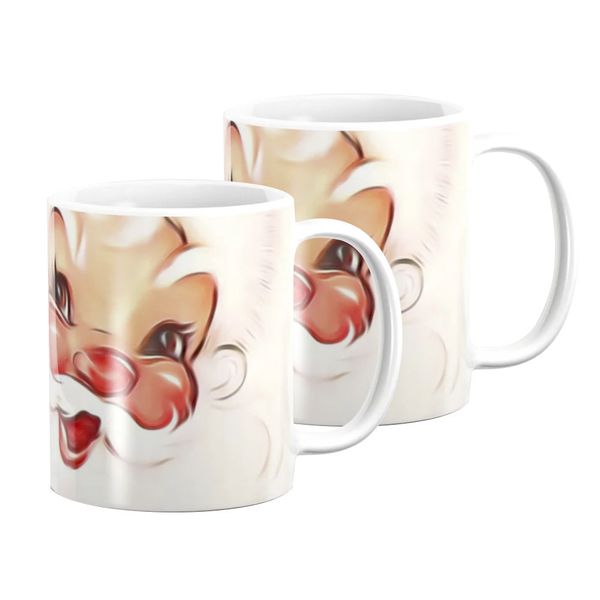 Mug Set - Vintage Santa image