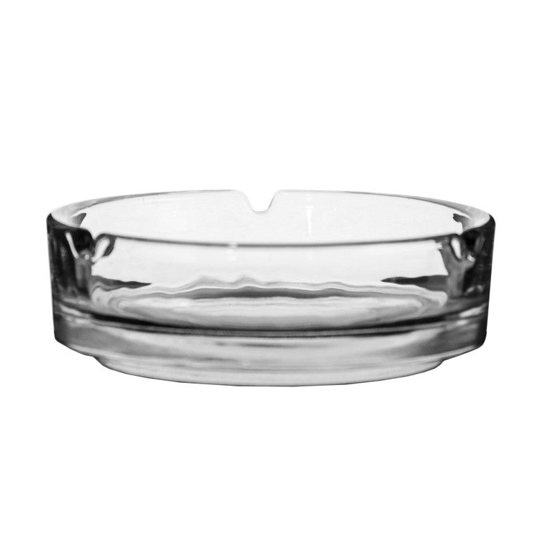 Regent Ashtray Club Round Glass Stackable 4 Pack (100Mm Dx30Mm