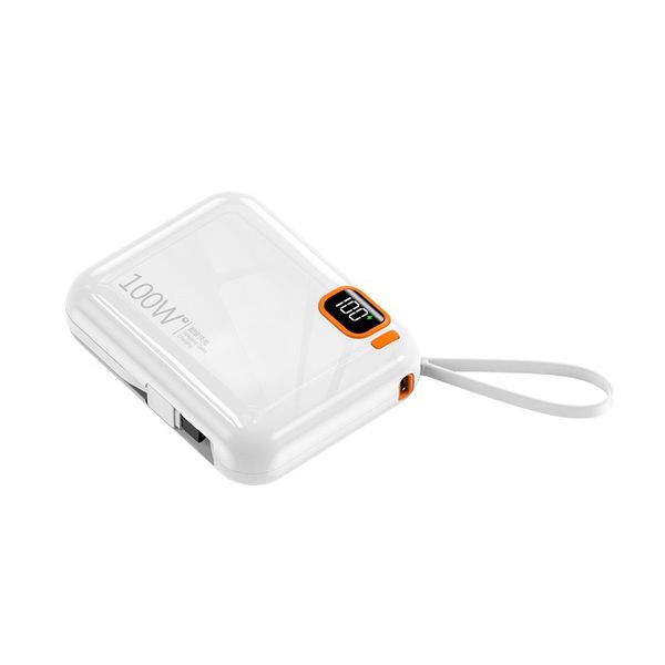 IPSTYLE Fast Charging Mobile Power Bank 20000mah Mini Item Built-In Cable