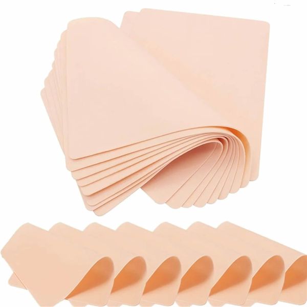 15Pcs Tattoo Practice Skin,Double-Sided Fake Skin 1.3mm Sheets (7.4"x5.6")