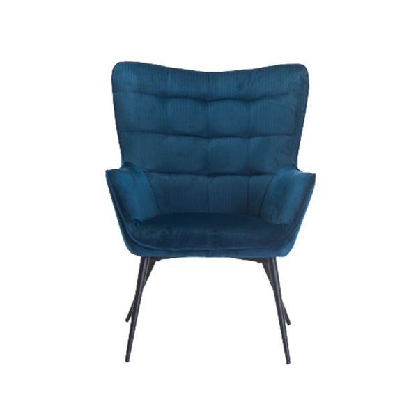 Bjorn Velvet Chair - Navy