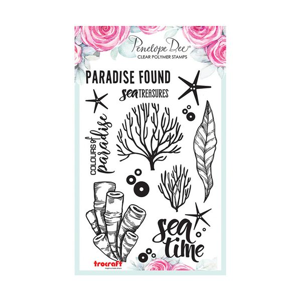 Penelope Dee Polymer Stamps - Paradise