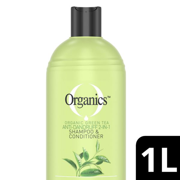 Organics Green Tea Anti Dandruff 2in1 Shampoo and Conditioner 1L