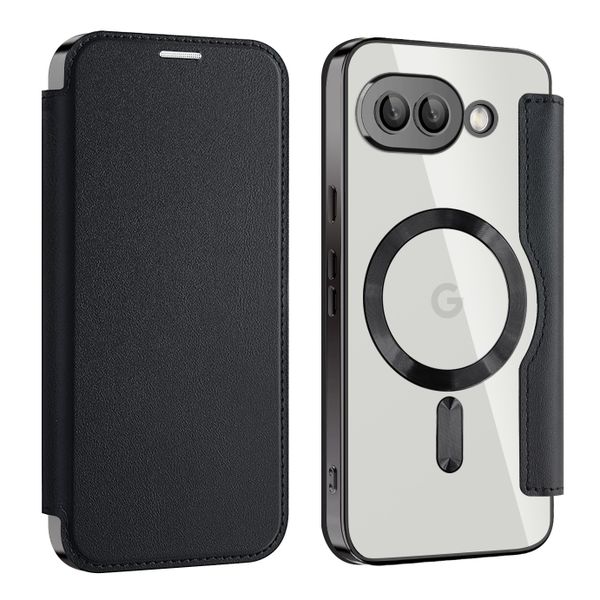 Stylish PU Leather Magnetic Flip Cover Compatible With Google Pixel 9A