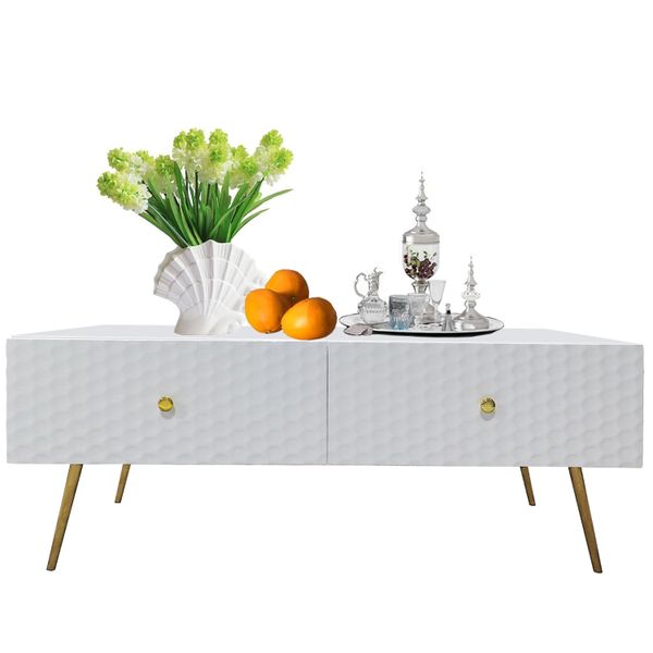 Coffee Table High Gloss Center Table Sofa Side End Table Tea Table