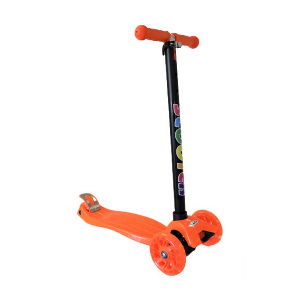 Height Adjustable Kids Scooter with LED Light Up Wheels F47-81-12