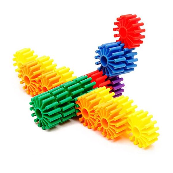 Kids Gears Building Blocks Plastic