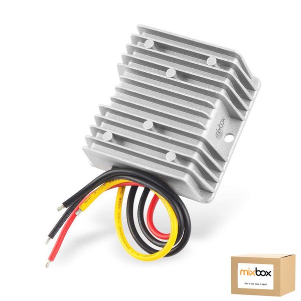 Mix Box DC 8-36V to 12.6V 10A 126W DC Buck Converter Damp Waterproof Module