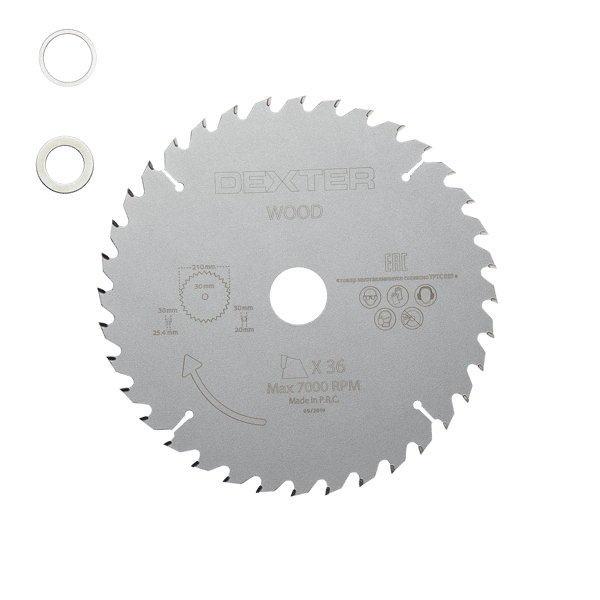 Dexter Circular Saw Blade To Cut Hard Wood Speed Cut 210mmx30mm