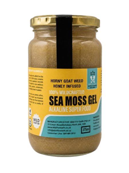 Ididit For Earth Sea Moss Gel Horny Goat Weed &amp; Honey Wildcrafted Superfood