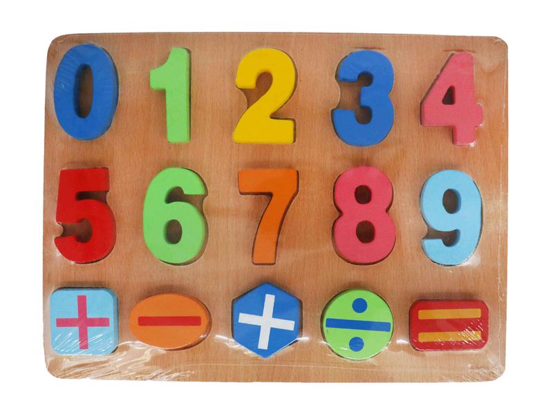 Wooden Numbers Puzzle (For Toddlers 2 to 5 Years Of Age)