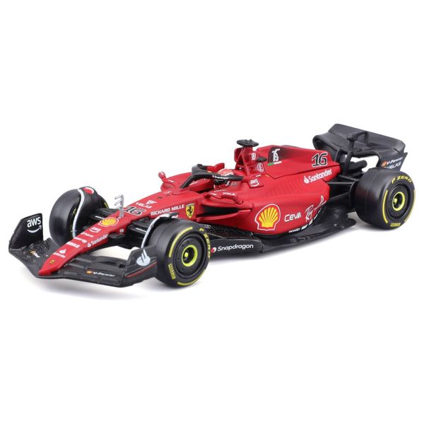 Bburago 1/43 Ferrari F1-75 2022 - Collectors Hard Case - #16 C. Leclerc