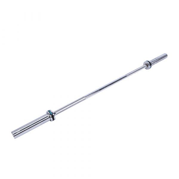 LIVEPRO Olympic Bar - 1.5m x 28mm Chrome Needle Bearings 13.5KG