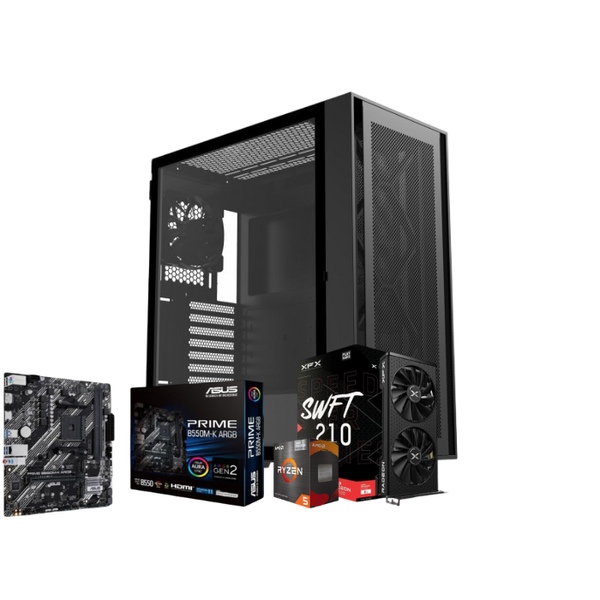 [PreBuilt] Liquid Cooled XFX RX 7600 Ryzen 5 5600GT "InkLine