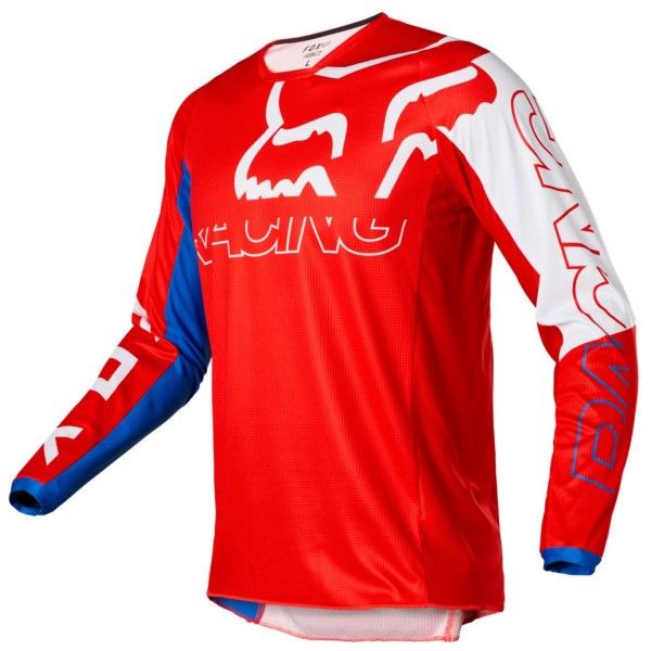 Fox - Jersey - 180 Skew - White/Red/Bue