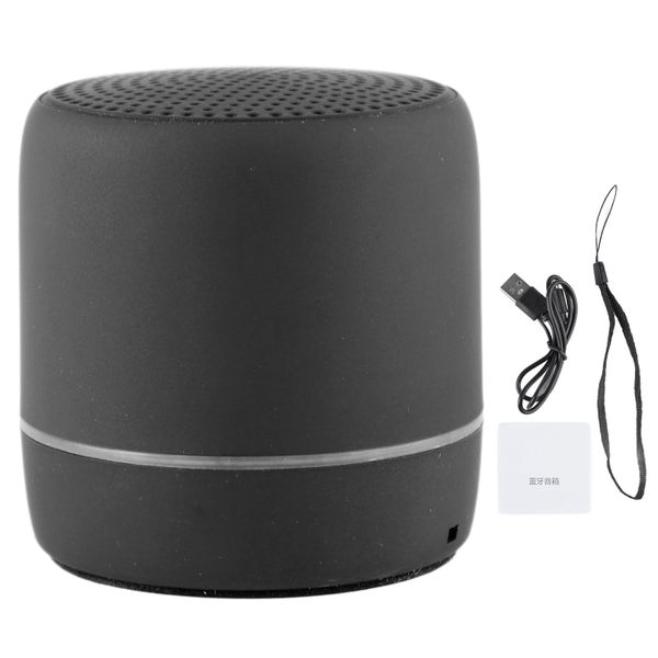 Mini Speaker Portable Noise Cancelling Microphone Wireless Speaker Black