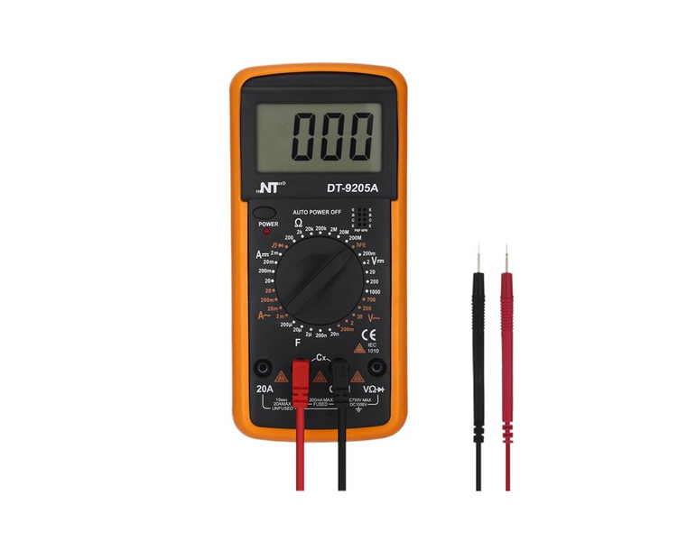DT-9205A Digital Multimeter | AC/DC Voltage Tester | Auto Power-Off
