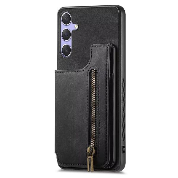 Leather Case Compatible With Samsung Galaxy S25 Plus Magnetic Wallet Phone Cases