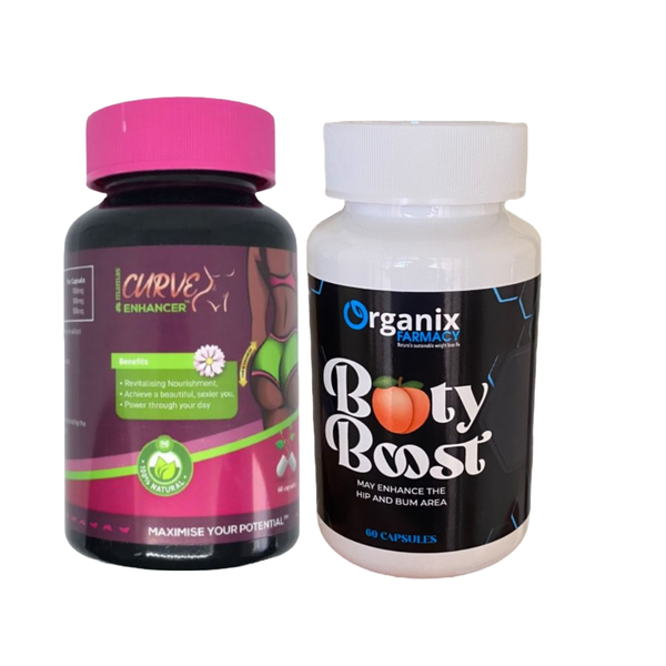 Mama's Flat Tummy Curve Enhancer &amp; Organix Booty Boost Capsules