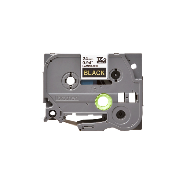 Compatible Brother TZE 354 Gold on Black Labelling Tape – 24mm