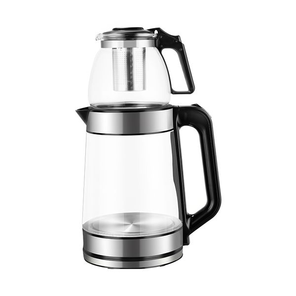 High Borosilicate Glass Electric Kettle 1500W 2.5L with Blue LED Light