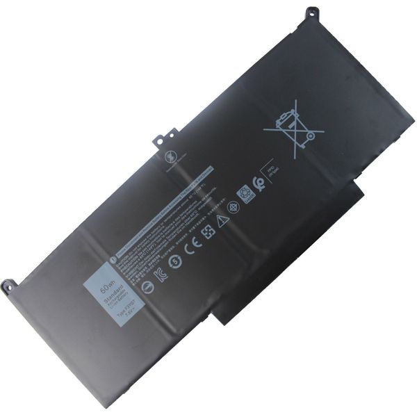 Higher capacity 0F3YGT DM3WC 0MYJ96 Battery for Dell Latitude 12 7290 13