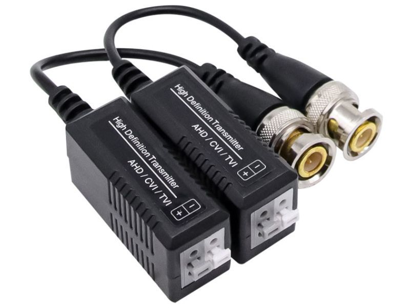 ZATECH CCTV BNC Video Balun Connection for CCTV Camera