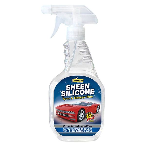 Shield - Sheen Silicone Trigger - Car Exterior - 500ml - Bulk Pack of 5