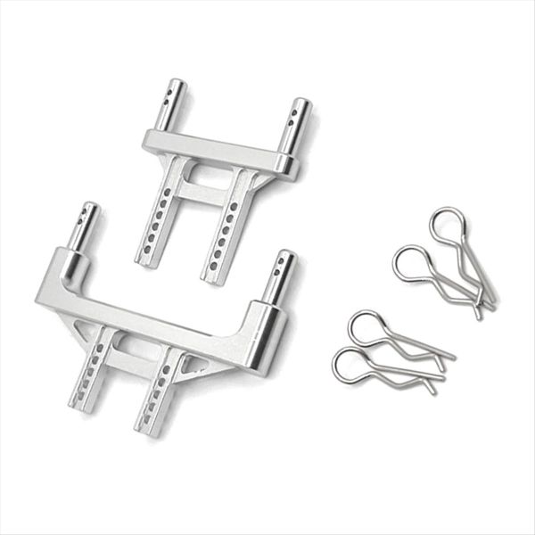 Metal Front and Rear Body Mount Post for Scy Jjrc 1/16 Q130 Black