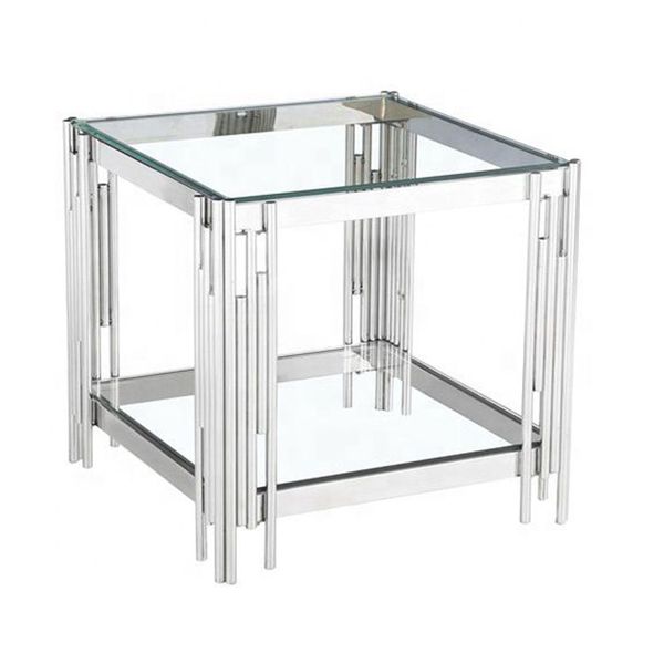 Sydney Side Table-Silver