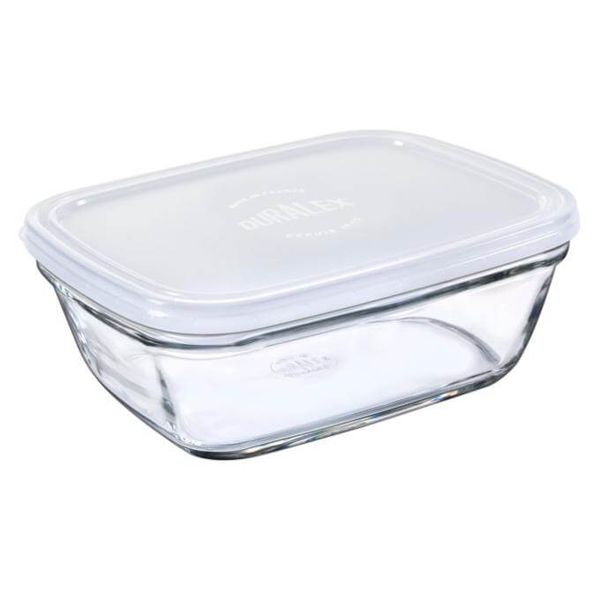Duralex - Freshbox Rectangular 1700ml - Transparent Lid - Set of 1