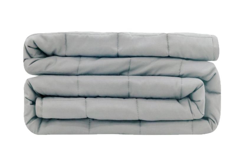 Weighted Blanket Premium Material 100% Cotton 9Kg W152xL203 cm-LightGrey