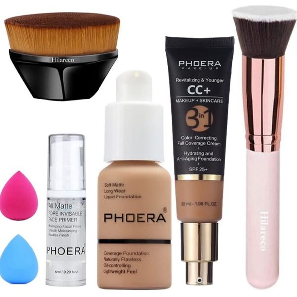 Phoera Makeup &amp; Brush Set - Sand