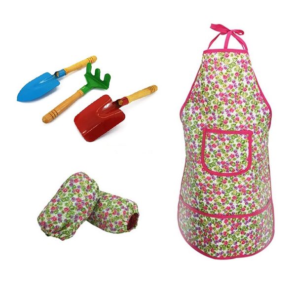 Kids Garden Tool Kit Set Including Apron