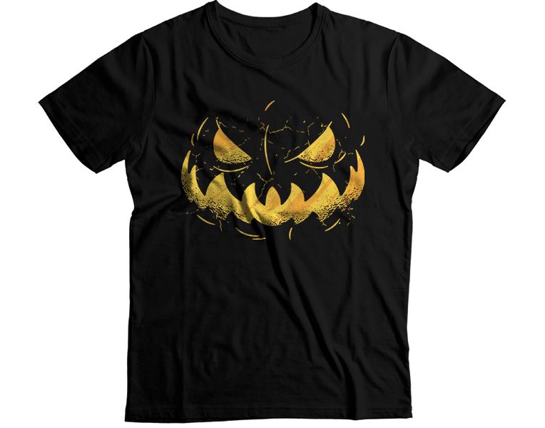 Scary Halloween Pumpkin T-Shirt