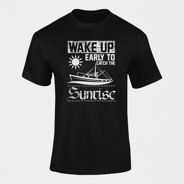 Wake Up Early To Catch The Sunrise Sailing T-Shirt